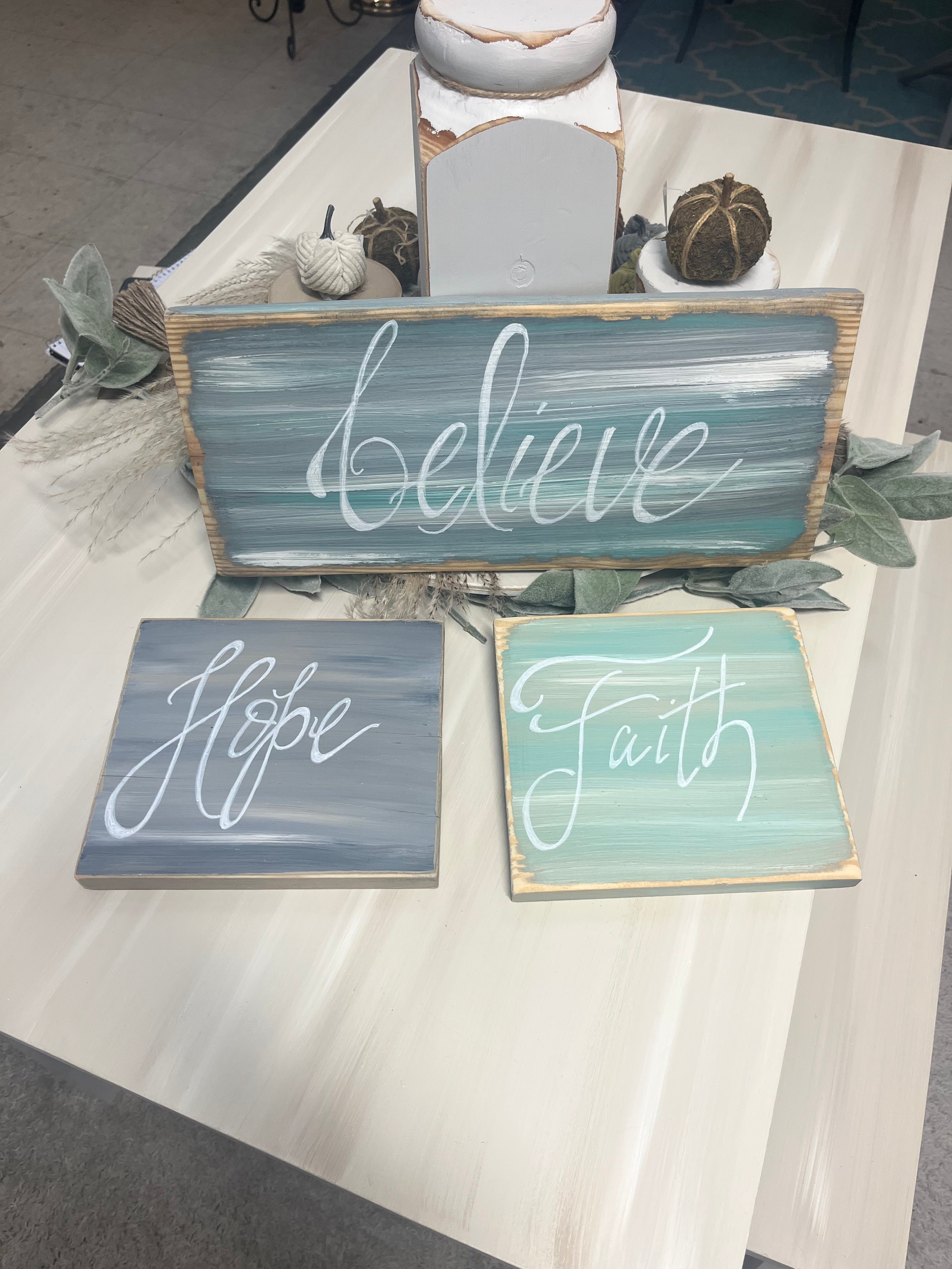 Believe w/ blended colors