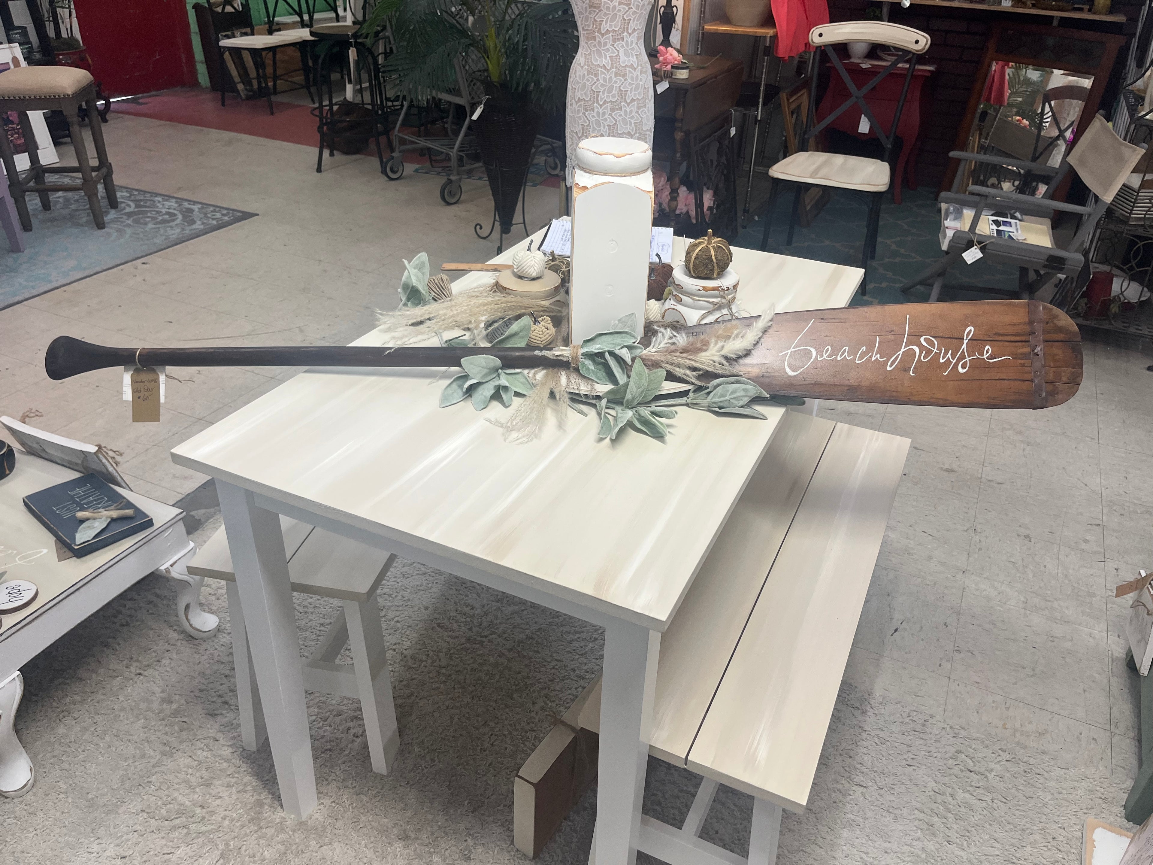 Oar w/ Original Wood w/ Coastal Vibe