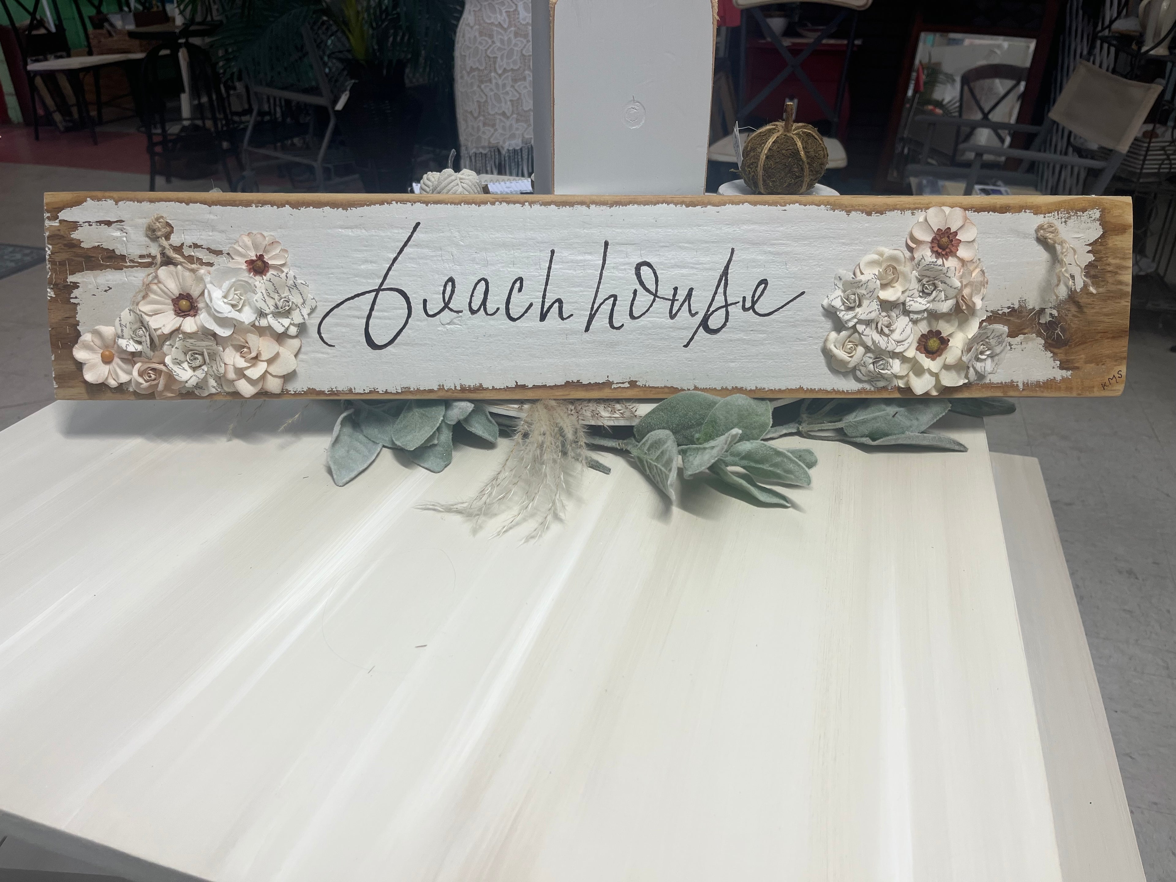 Beach House w/ Flowers