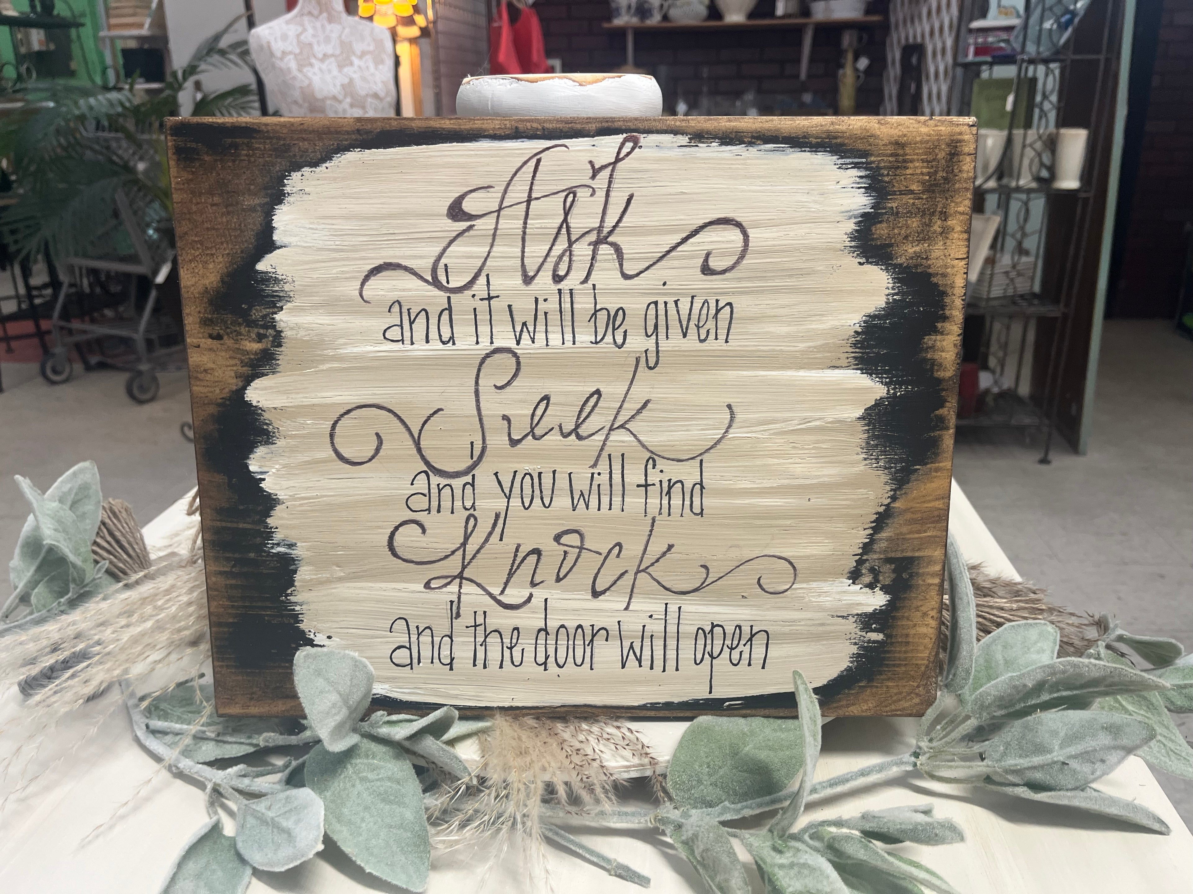 Knock…Seek…Ask