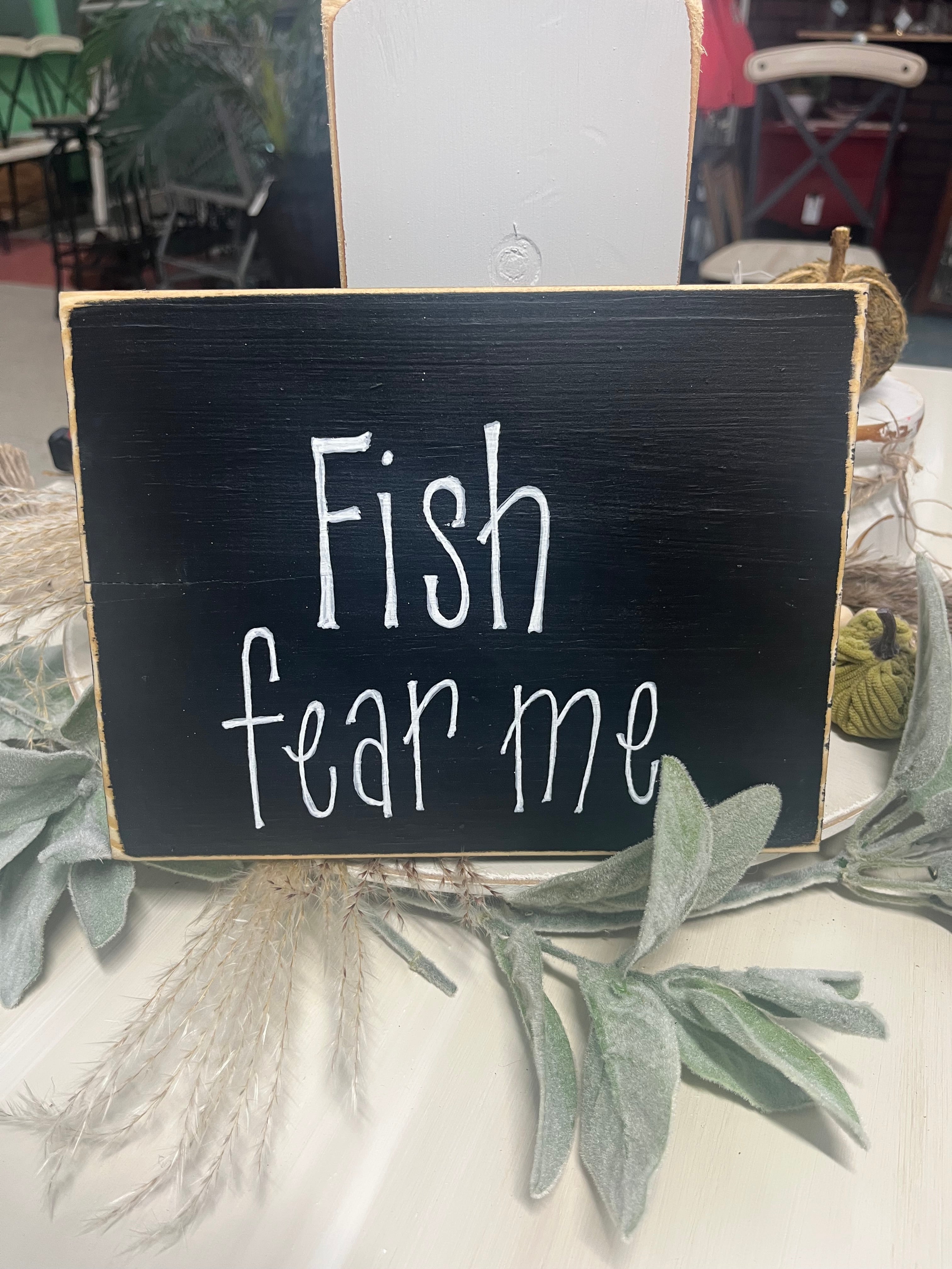 Fish Fear Me - black