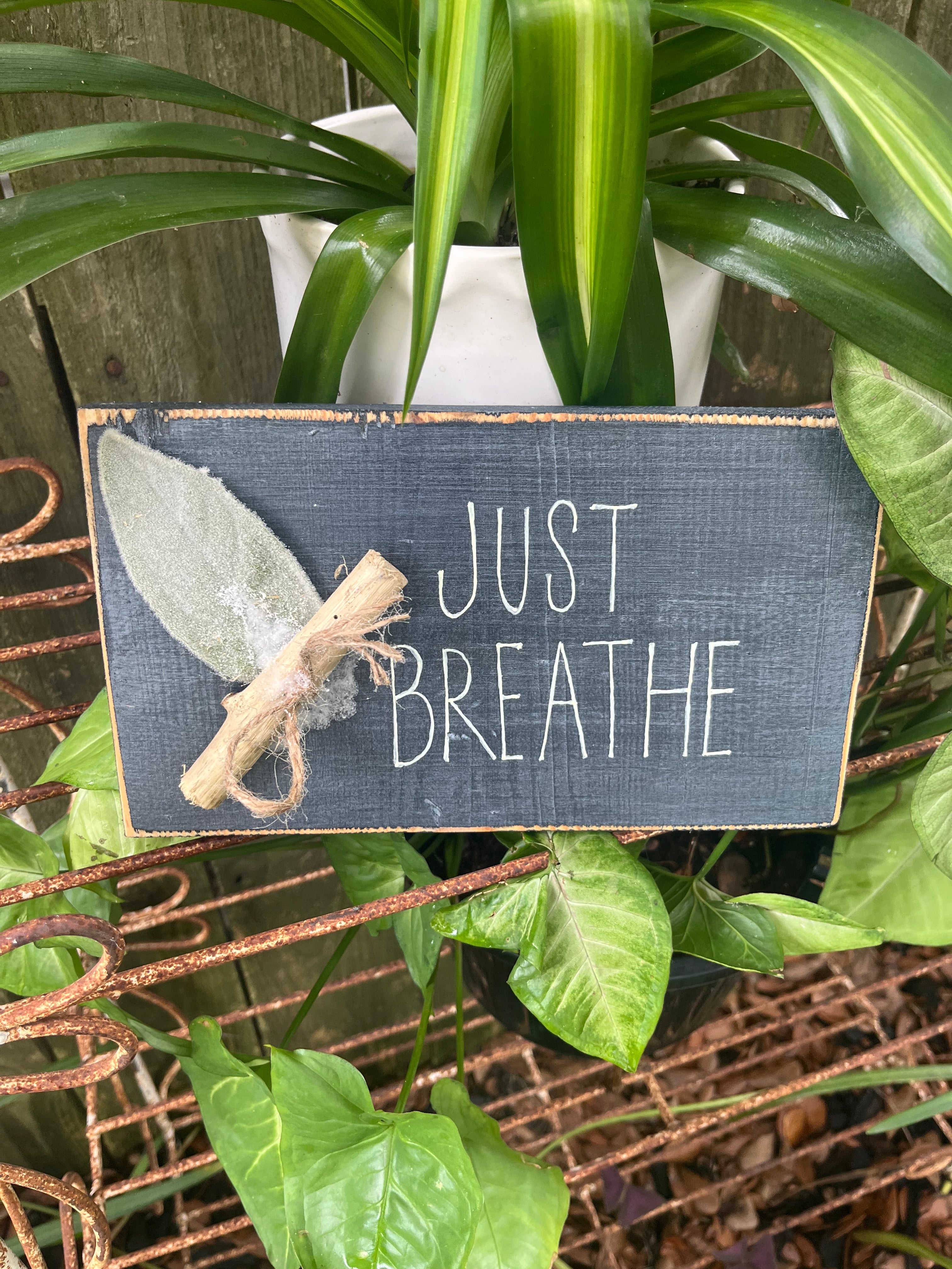 Just Breathe with Greenery