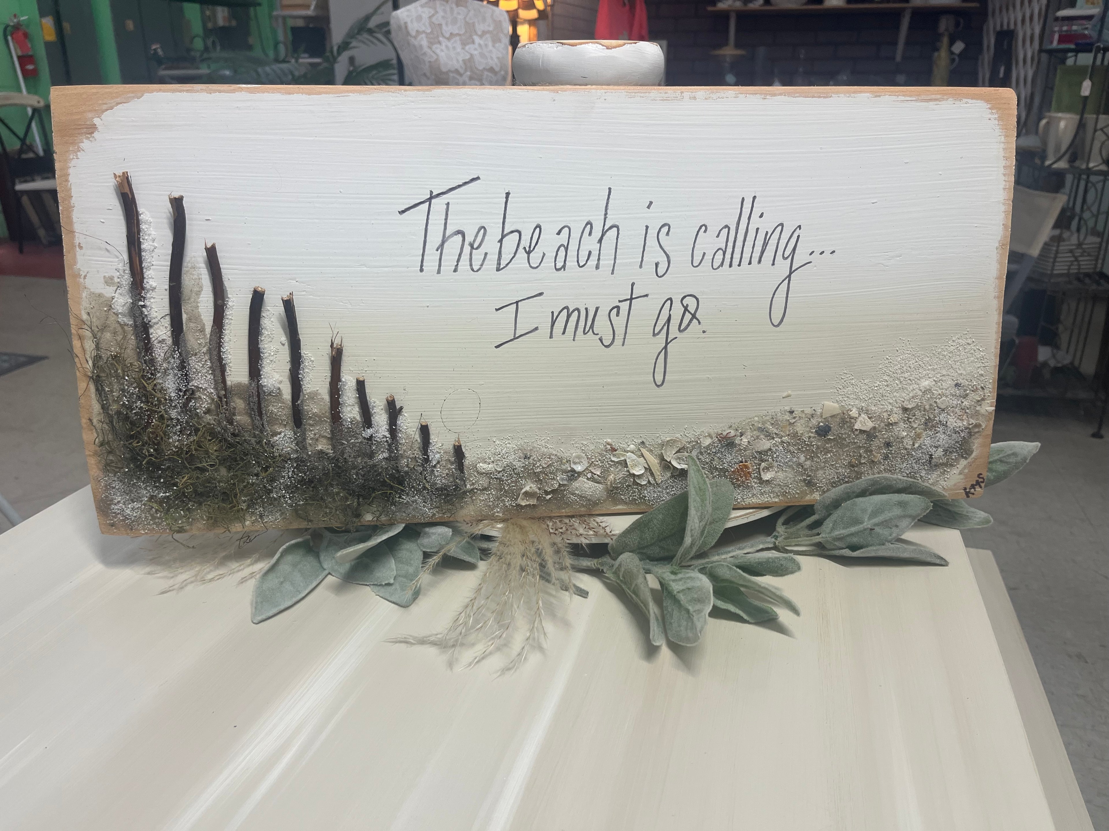 The Beach is Calling w/Beach Scene