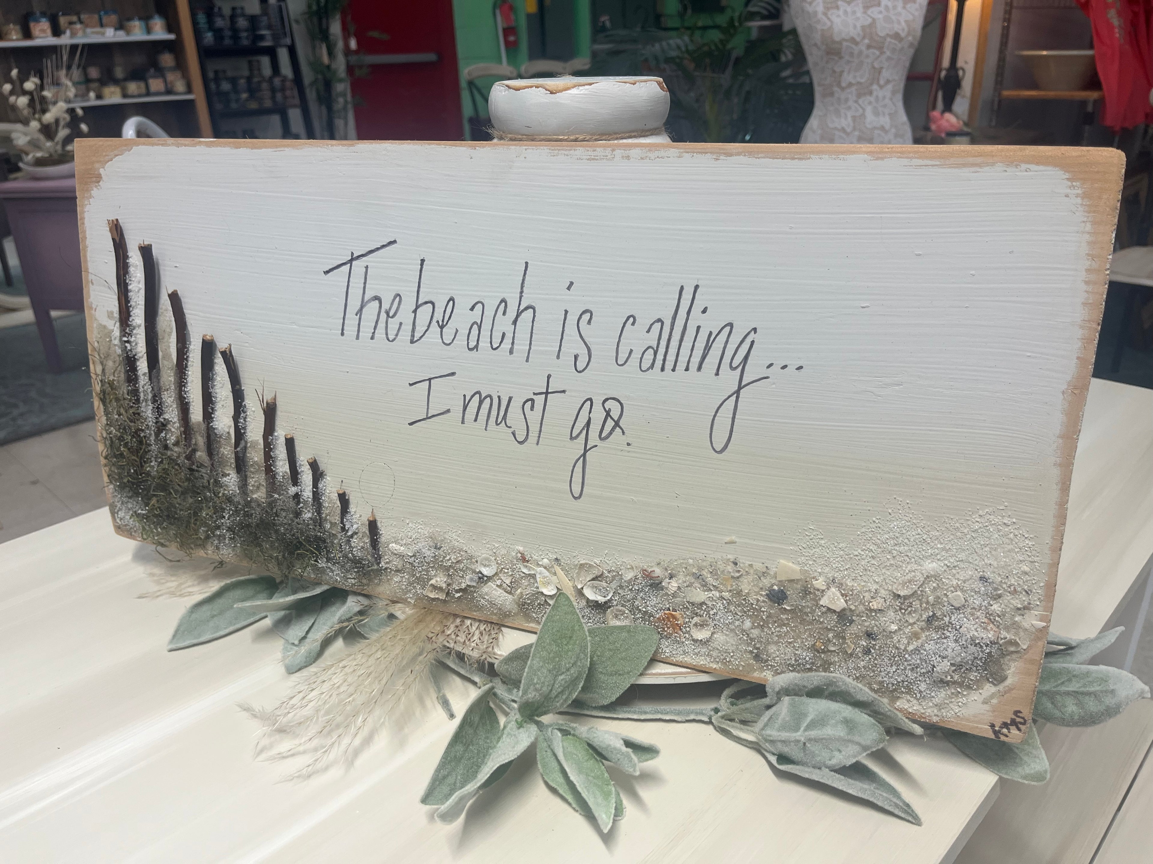 The Beach is Calling w/Beach Scene
