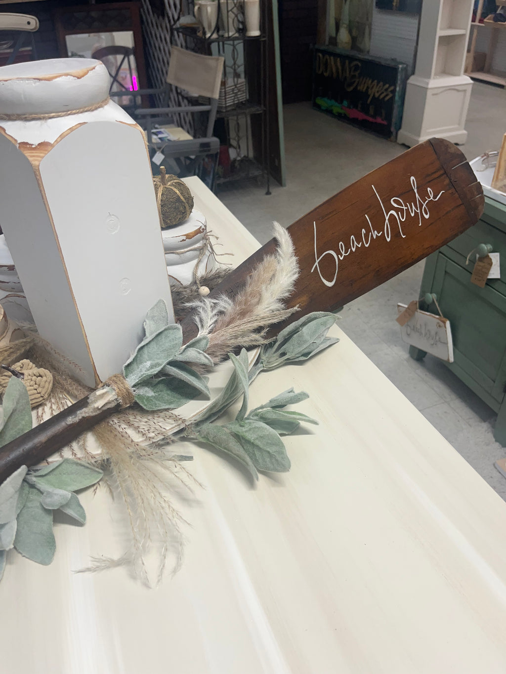 Oar w/ Original Wood w/ Coastal Vibe