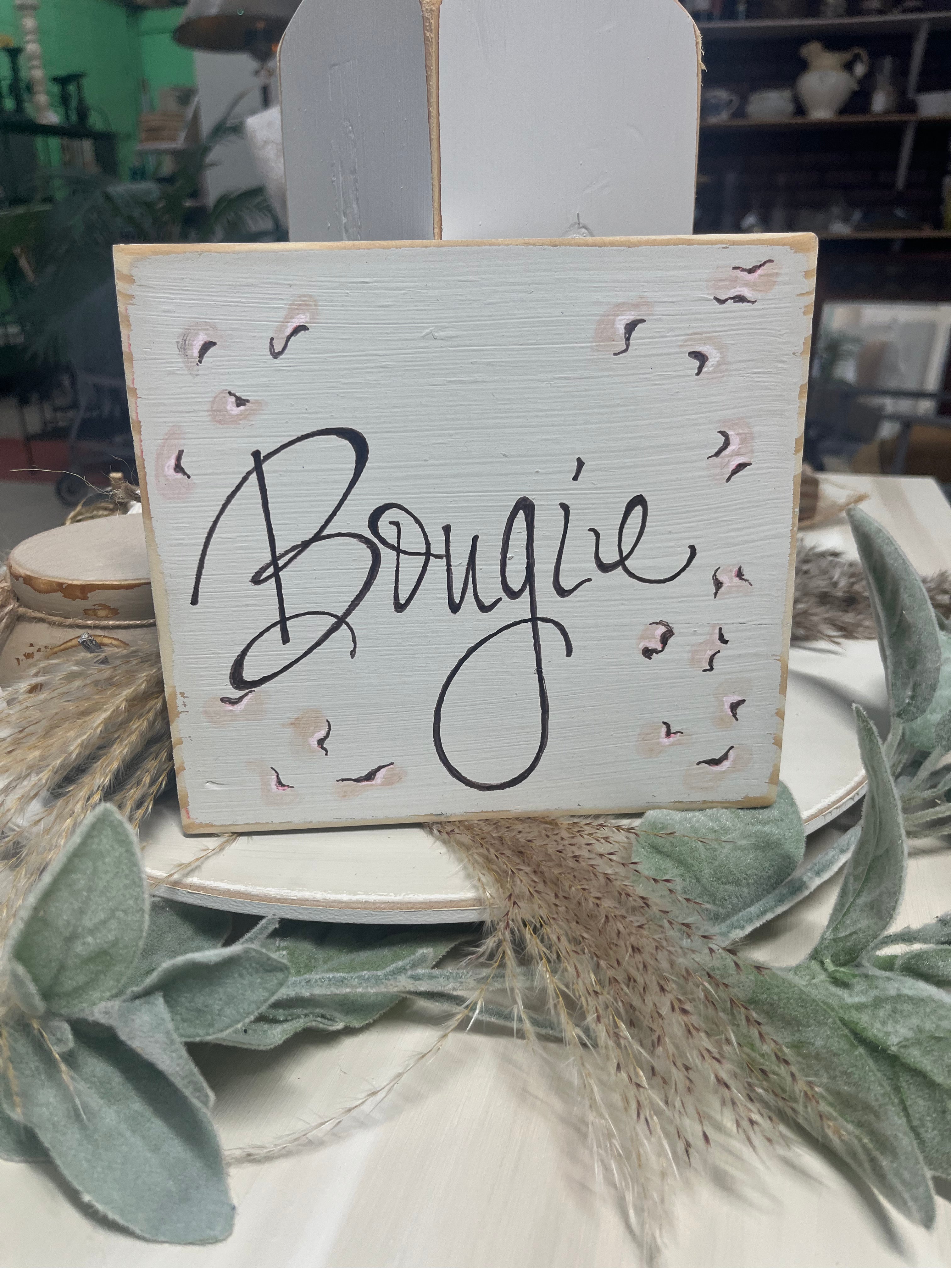 Bougie Sign